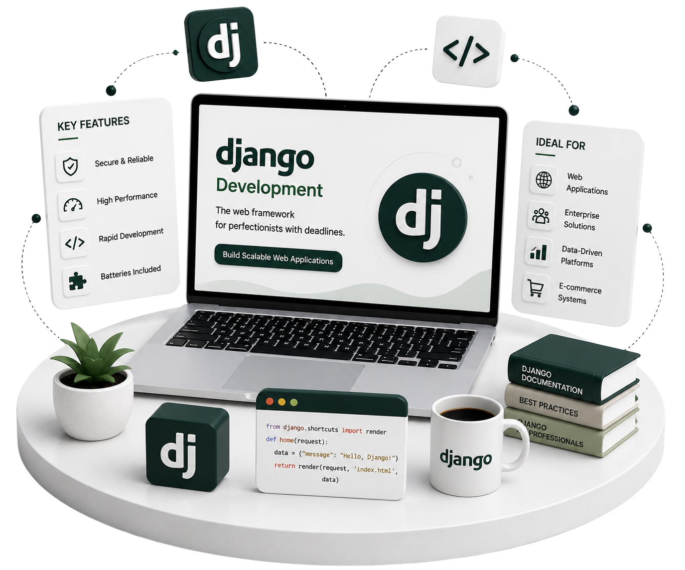 Django development illustration